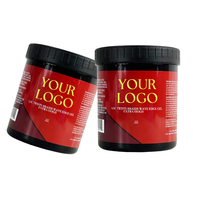 Gel Non Gras pour Locs et Twists, Fixation Forte, Cire de Contrôle des Bords, Gel Coiffant Pailleté pour Tresses et Vanilles