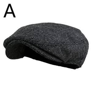 Cappelli da berretto retrò morbidi a quadri invernali da uomo traspiranti per il Comfort caldo berretti <span class=keywords><strong>Peaky</strong></span> Chapeau - Product Image 2