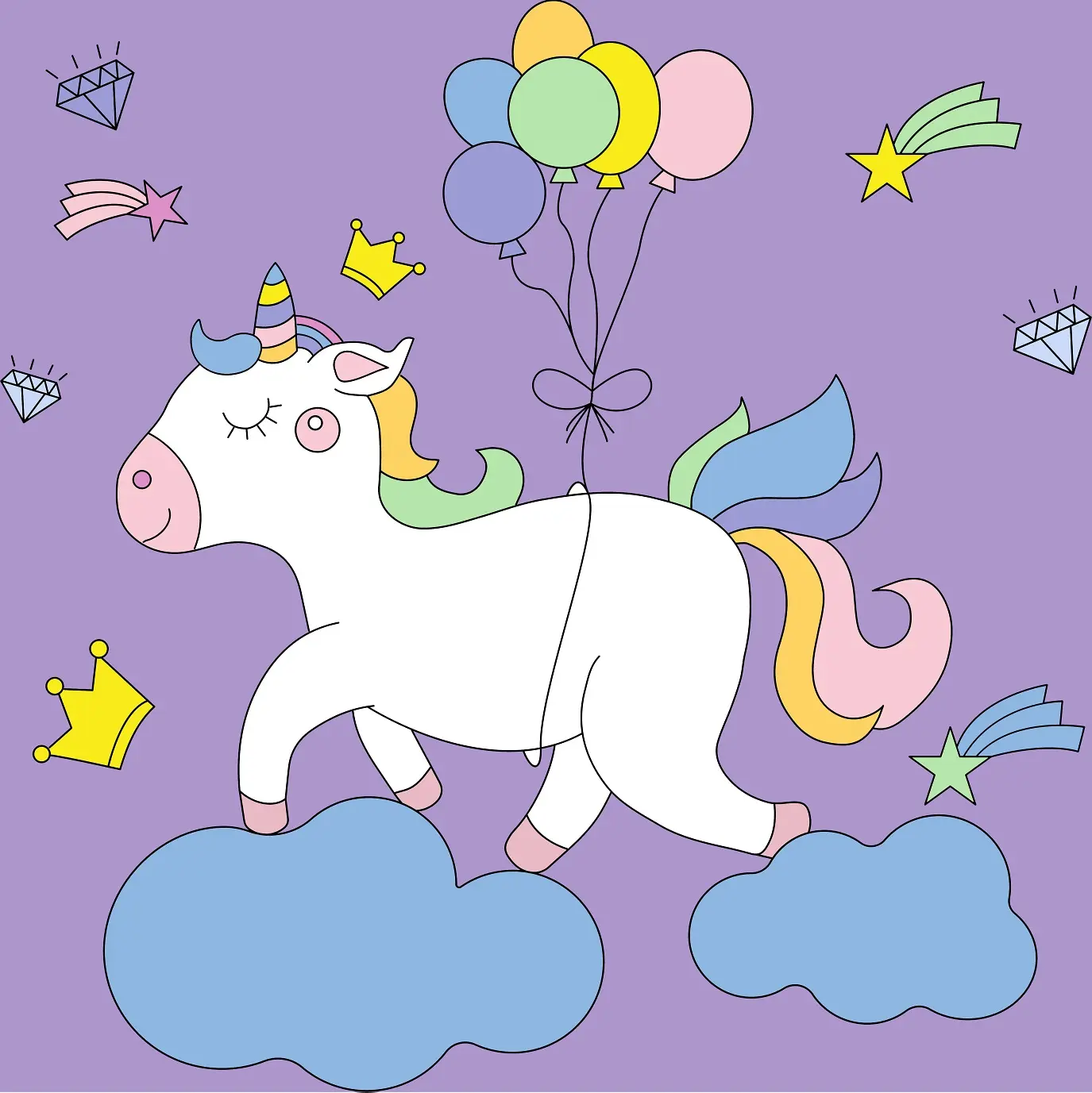 Kit de pintura de unicornios para niñas, arte de unicornio para fiestas, manualidades para niños de 4, 5, 6, 7, 8 y 9 años