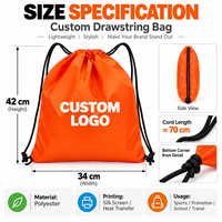 Sac à cordon personnalisé avec logo OEM, grand sac à dos à cordon, sac de sport pour le camping, l'escalade, la gym, les voyages, le basketball