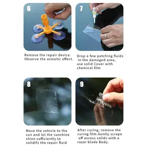 Hızlı düzeltme araç ön camı tamir kiti DIY oto pencere teli parlatma aracı kırık cam cam cam iç<span class=keywords><strong>in</strong></span> reçine mühürleyen onarım sıvı - Product Image 5