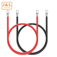 1/0 3/0 25mm 25mm 35mm 10mm 2AWG 6AWG connecteur automobile à sertir sur les cosses de batterie M8 câble d'alimentation de batterie cc