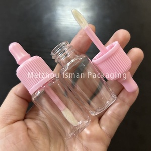 ISMSN Ingrosso Tubetto Lucidalabbra da 10ml Personalizzabile con Logo, a Forma di Biberon, con Tappo <span class=keywords><strong>Rosa</strong></span>, Vuoto e Trasparente, per Trucco Bambini - Product Image 2