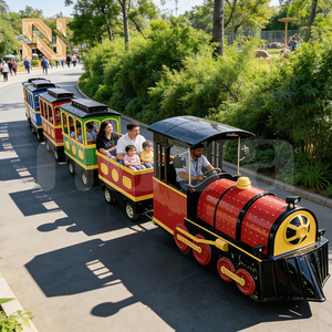 Train électrique sans rails Nova Rides à 24 places pour les parcs <span class=keywords><strong>d</strong></span>'attractions touristiques, train sans rails de grande envergure pour les excursions touristiques - Product Image 5