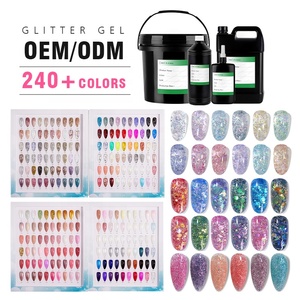 R S Nail Logo personnalisé en vrac Glitter Gel Oem Odm <span class=keywords><strong>Semi</strong></span> <span class=keywords><strong>Permanent</strong></span> Soak Off Uv Led Gel <span class=keywords><strong>Vernis</strong></span> à Ongles - Product Image 2