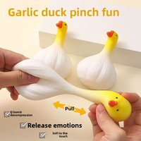 Jouet anti-stress en caoutchouc souple en forme de canard, style bouddhiste, pour l'équilibre émotionnel, décompression au bureau/jeunesse, Province du Zhejiang