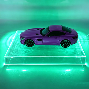 Plateforme d'affichage LED en acrylique transparent de qualité supérieure pour modèles de voitures miniatures - Product Image 3
