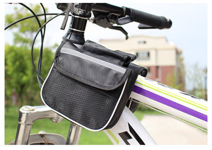 Sac de guidon imperméable pour vélo, sacoche de selle pour VTT, pochette de rangement pour téléphone, accessoires de cyclisme - Product Image 2