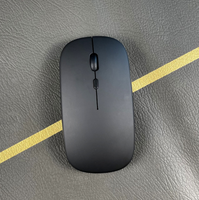 Mouse nirkabel Mini isi ulang USB, Mouse optik tanpa kabel berkualitas tinggi