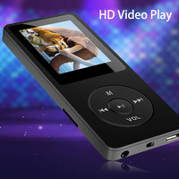 Lecteur MP3 portable radio FM, écran TFT 1,8 pouces, haut-parleur intégré, son HiFi sans perte, prend en charge les formats WAV/FLAC/APE, en plastique