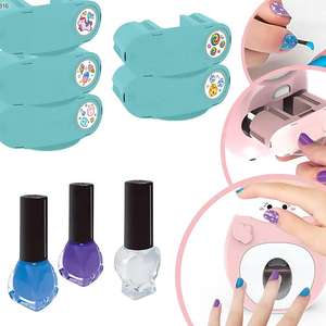 Hot Girl Mode Maquillage Jouets Ensemble Diy Cosmétique Polonais Outil Stamper Machine <span class=keywords><strong>Nail</strong></span> <span class=keywords><strong>Art</strong></span> <span class=keywords><strong>Studio</strong></span> <span class=keywords><strong>Jouet</strong></span> - Product Image 4