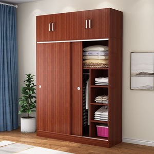 Muebles de Dormitorio, <span class=keywords><strong>Armario</strong></span> Moderno Minimalista, Muebles para el Hogar, Habitación Infantil, <span class=keywords><strong>Puertas</strong></span> Corredizas de Madera, Fácil Montaje, Apto para Alquiler - Product Image 3
