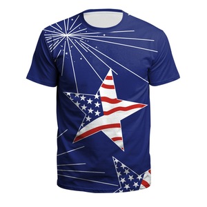 Maglietta con Bandiera USA per Uomo, 4 Luglio, Giorno dell'Indipendenza, T-Shirt Patriottica con Stampa Integrale in Sublimazione, Manica Corta, <span class=keywords><strong>Abbigliamento</strong></span> Casual per Feste - Product Image 3