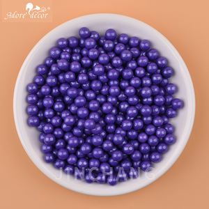 Varie perle commestibili della torta, palline di zucchero della perla, caramelle gommose, caramelle di cottura fai da te e strumenti di decorazione della torta nuziale - Product Image 5