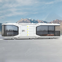 Alpicool E7 Maison Modulaire Préfabriquée de Luxe Moderne en Acier, Conteneur en Acier Étanche 27, Structure en Acier pour Abri de Voiture
