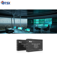 Extenseur de Fibre Optique 4K sur IP pour Contrôle RS232 USB, Transmission Vidéo UHD à Latence Nulle pour Mur Vidéo de Magasin de Détail et Centre Commercial