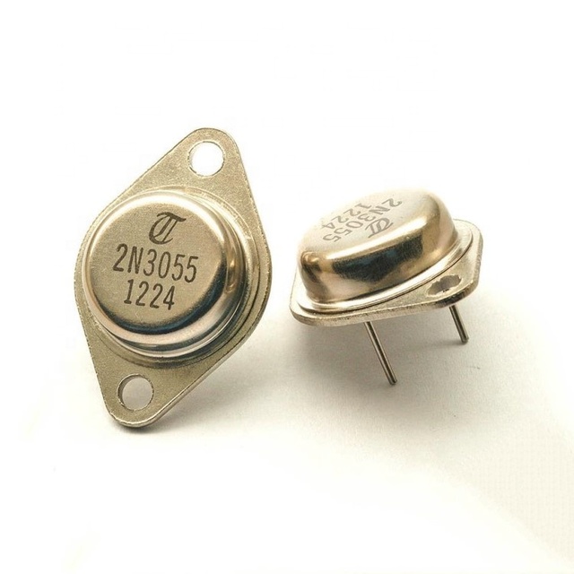 Original 115W 2N3055 NPN Bipolar Transistor 60V 15A High Performance
