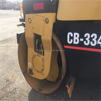 Mini rouleau compresseur routier d'occasion Caterpillar CB-334D, petit rouleau compacteur routier d'occasion à vendre