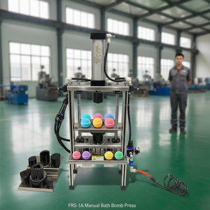Machine à former des bombes de bain avec moule de pressage pour boules de sel de bain à 1, 2 ou 3 couleurs, manuelle, semi-automatique ou entièrement automatique - Product Image 4