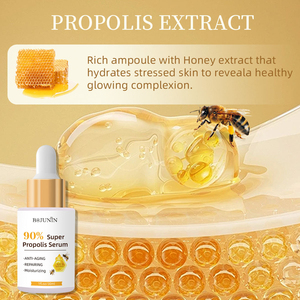 Essência de Cuidados com a Pele Natural de Marca Privada Reparação de Poros Iluminação Anti-Idade Hidratante Clareador Acne Sérum Facial com Própolis - Product Image 6