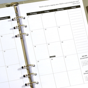 2026 tùy chỉnh PU da tiền chất kết dính tổ chức A5 Vòng thư mục tiền mặt tiết kiệm phong bì ngân sách kế hoạch Ngân Sách đá cẩm thạch A5 chất kết dính - Product Image 2