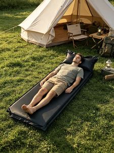 Materassino Autogonfiabile Portatile con Cuscino Integrato, Impermeabile in Poliestere, per <span class=keywords><strong>Campeggio</strong></span>, Escursionismo e Tenda - Product Image 3
