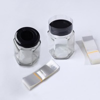 Film rétractable transparent en PVC/PET Film thermorétractable de découpe avec bandes rétractables perforées pour joint de bouchon de bouteille