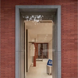 Fabricantes de origen directo Estilo industrial Tienda de ropa Puerta Tablero para colgar en la pared Tablero de hormigón decorativo perforado - Product Image 5