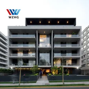 Modern Design Multi Storey Steel Structure Apartment Building For Commercial Building