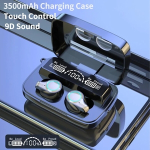 Écouteurs intra-auriculaires sans fil <span class=keywords><strong>M9</strong></span> TWS, casque d'écoute, avec écran miroir, étanche, stéréo 9D, HiFI, HD, pour le Sport, la course - Product Image 2