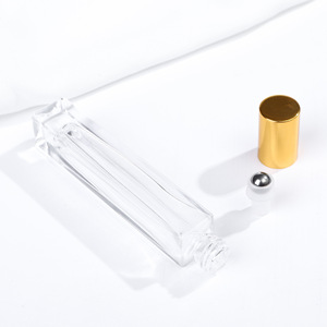 Cosmetics Packaging Transparent Glass Rectangle Perfume <b>Bottle</b> with Sprayer <b>10ml</b> for Massage Essential Oil - Product Image 3