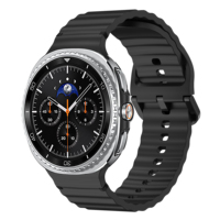 Bracelet en silicone ondulé cousu pour Samsung Galaxy Watch 8 Series WB0188S