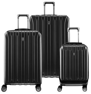 Ensemble de 3 valises extensibles avec roulettes pivotantes, noir (21/25/29) - Product Image 1