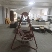 TG Moderne Intérieur et Extérieur Balançoire Grand Patio Rotin Simple 2 places Nid Suspendu Oeuf Chaise pour Jardin