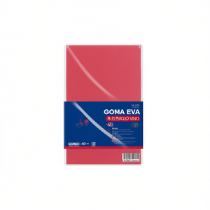 Foglio di Schiuma EVA Ilan 60x40cm Colore Rosso Vino Materiale per Artigianato - Product Image 2