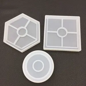 Amazing Resin Cup Pads Untersetzer Silikon form für Harz Epoxy Gussformen DYI Hexagon Craft Making