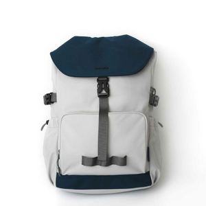Buckle College-style Cover Laptop <b>Backpack</b> Breathable Durable Contrasting Color Polyester <b>Drawstring</b> Large Capacity Fashionable - Product Image 1