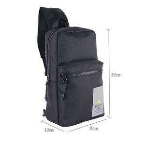 Men's Large Multi-Functional Travel Chest <b>Bag</b> Comfortable Durable Polyester with Zipper Closure Waterproof and Fashionable - Product Image 3