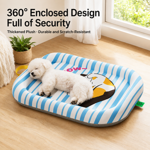<span class=keywords><strong>Lit</strong></span> pour animaux de compagnie rafraîchissant pour l'été, respectueux de l'environnement, lavable, imperméable et respirant. Coussin de couchage d'été respirant en soie glacée - Product Image 1
