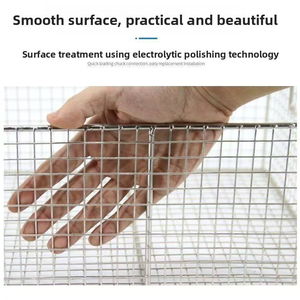 Factory Direct Sale Custom Hospital Cleaning Medical 304 Stainless Steel <b>Metal</b> <b>Grid</b> Mesh Disinfection Basket - Product Image 3