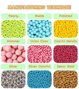 Mélange de bonbons moulés <span class=keywords><strong>non</strong></span> comestibles, colorés, brillants et métalliques, en sachet de 1 kg, ingrédients pour la pâtisserie - Product Image 3