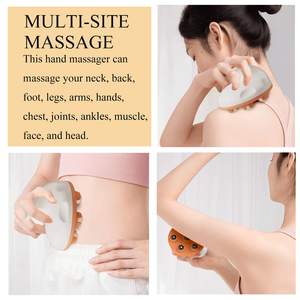 Masseur à rouleau à main personnalisé pour le corps Masseur à rouleau métallique à 360 degrés pour le drainage lymphatique <span class=keywords><strong>de</strong></span> la cellulite pour les cuisses, le <span class=keywords><strong>ventre</strong></span> et les fesses - Product Image 4