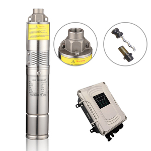 مضخة بئر غاطسة بالطاقة الشمسية 24 فولت مع وحدة تحكم pt في بئر عميقة dc submeter مضخة شمسية عميقة dc w - Product Image 4