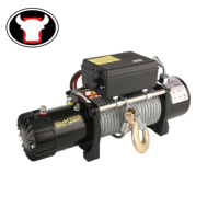 VENTE FLASH - Treuil électrique 4x4 12V/24V à vitesse rapide, 8000 lb, câble en acier