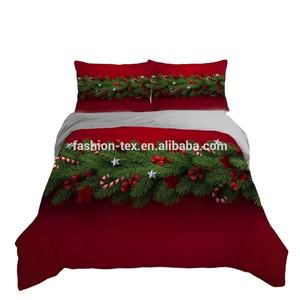 Ensemble de literie de Noël mignon imprimé en 3D en gros housse de <span class=keywords><strong>couette</strong></span> et drap de lit pour la maison - Product Image 2