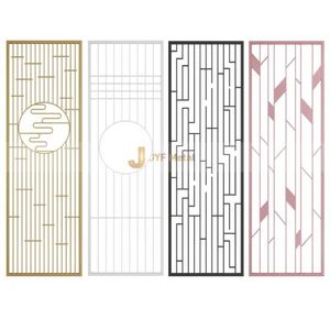 EX394 Modern Stainless Steel <b>Decorative</b> <b>Screen</b> for Villa Living Room Partition Custom Stainless Steel <b>Screen</b> - Product Image 3