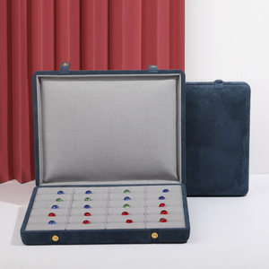 Personalizado nórdico Dusplay rosa al por mayor almacenamiento de metal terciopelo perla presentación anillos cuero diamante joyería almacenamiento - Product Image 5