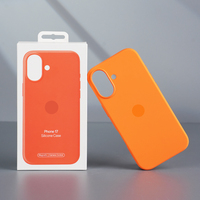 Coque JOYPORODO S080 en Silicone Liquide pour iPhone 17 Pro Max Air avec Magnétique et Animation