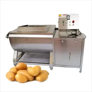 Máquina de lavar roupa comercial industrial com bolhas de ar para frutas, abacate, manga, batata e vegetais, com gerador de ozônio