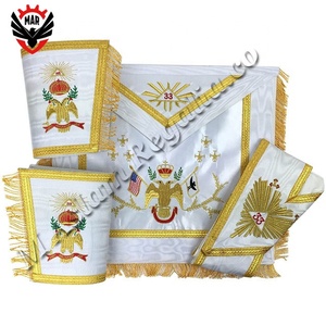 AASR-guantelete escocés bordado a máquina, 3rd degree wing up - Product Image 5